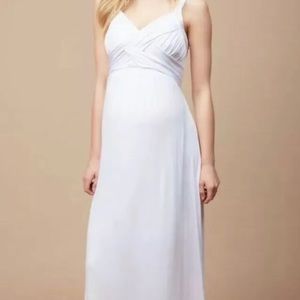 Motherhood Maternity White Maxi Dress